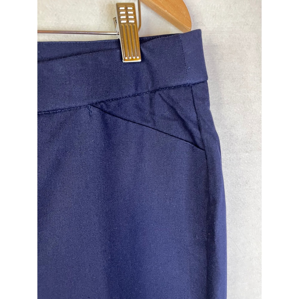 Chico's women's  navy blue straight leg trousers Sz 1.5R / 10R‎ - Picture 5 of 10